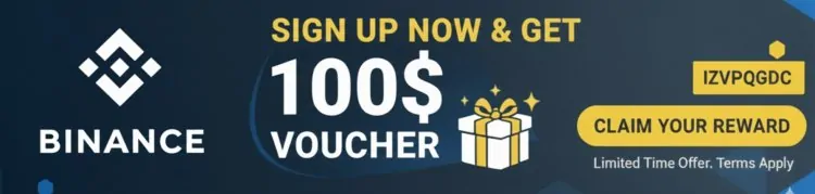 Open your binance account with 100$ bonus.