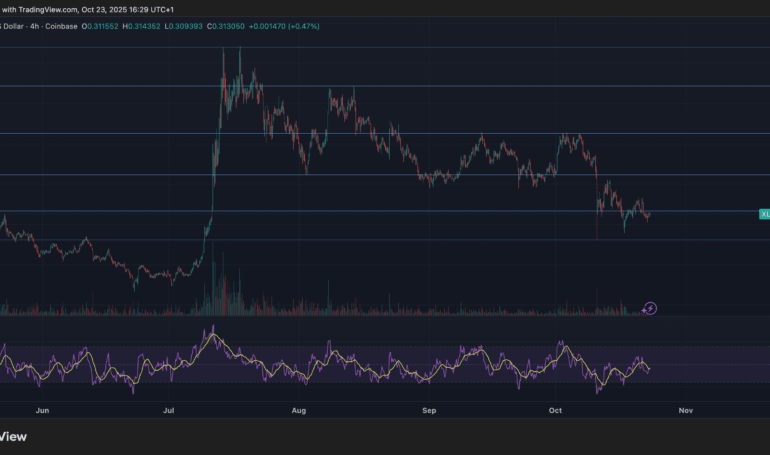 Stellar Edges Lower 0.4% to $0.3123 as Partnership News Surfaces